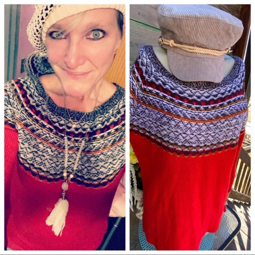 ❤️MAURICES Fair Isle Tunic Sweater❤️